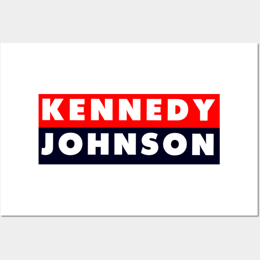 1960 Vote Kennedy Johnson Wall Art by historicimage